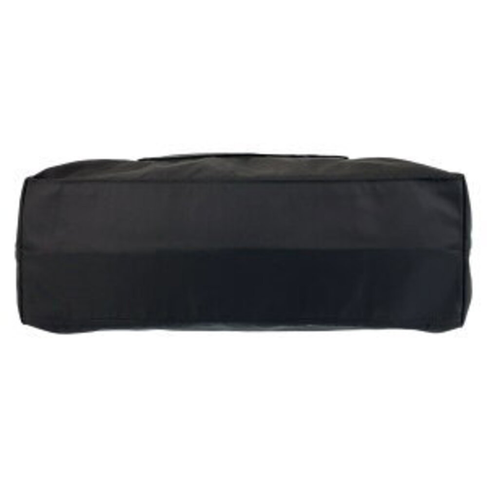 Prada logo Tessuto nylon black bag triangular plate tote shoulder leather - Picture 6 of 10